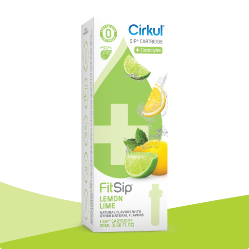 FitSip Lemon Lime (Stevia) - Travel Sip